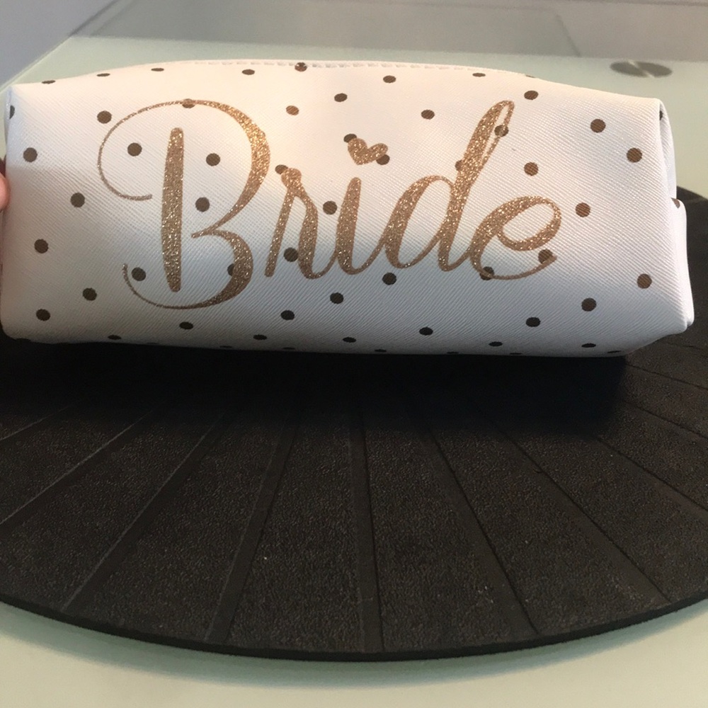 Bride Zipper Pouch NWOT